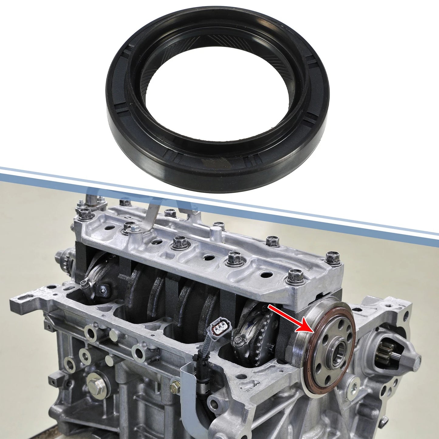Engine Crankshaft Oil Seal for Toyota 4Runner, FJ Cruiser, Tundra