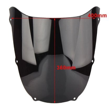 Silver Windshield for Kawasaki ZX6R ZX 6R (1998-1999)