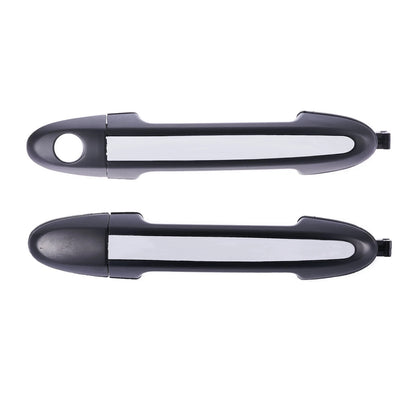 2 x Front Outer Door Handles Chrome for Hyundai Santa Fe CM (2005-2012)