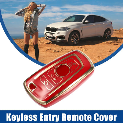 TPU 3 Button Keyless Entry Remote Fob Cover for BMW 1 Series (2012-2019)