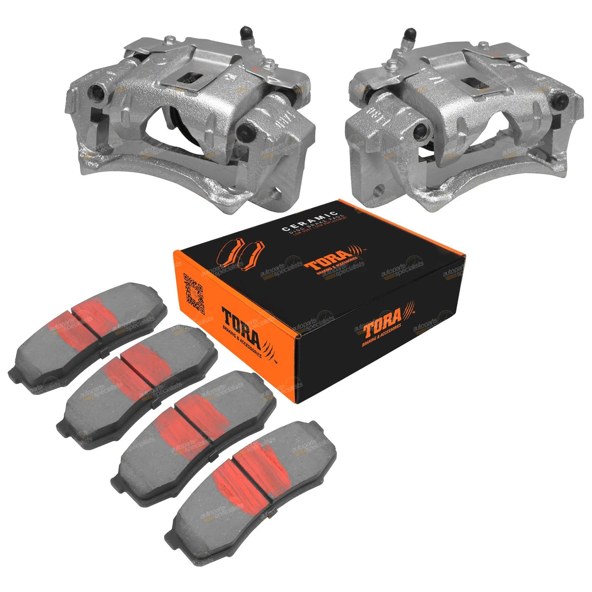 Rear Disc Brake Calipers + Pads for Landcruiser 80 Series (1990–1998)
