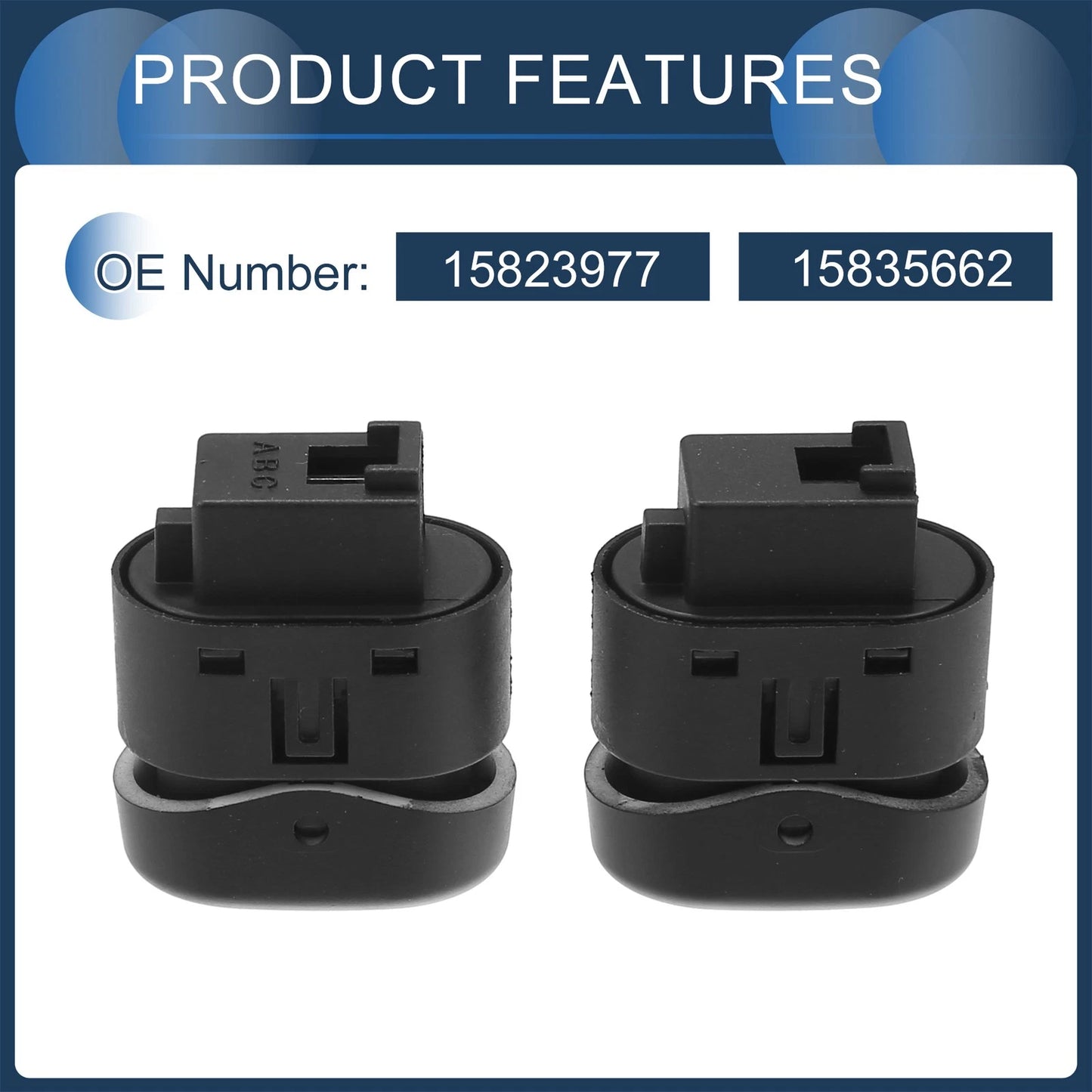 Car Door Lock Switch 1 Pair for Chevrolet Malibu 2008