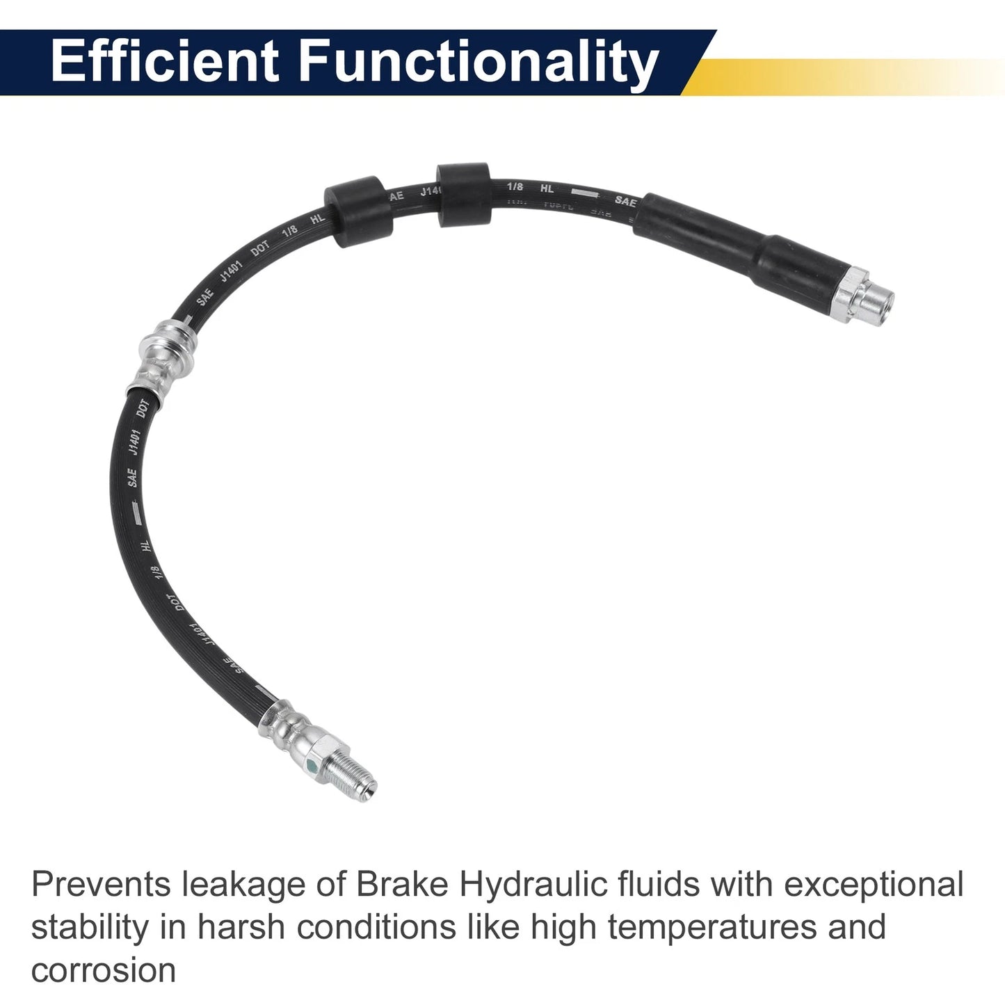 Front Brake Hose for BMW X1 2016-2019 Hydraulic Hose 2 x 34306787317