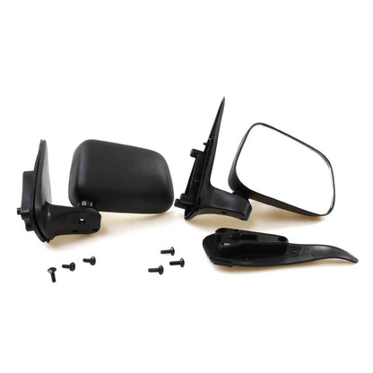 Door/Wing Mirror Black Manual Set for Toyota Hilux MK5 D4D 2.5TD 1997-2005