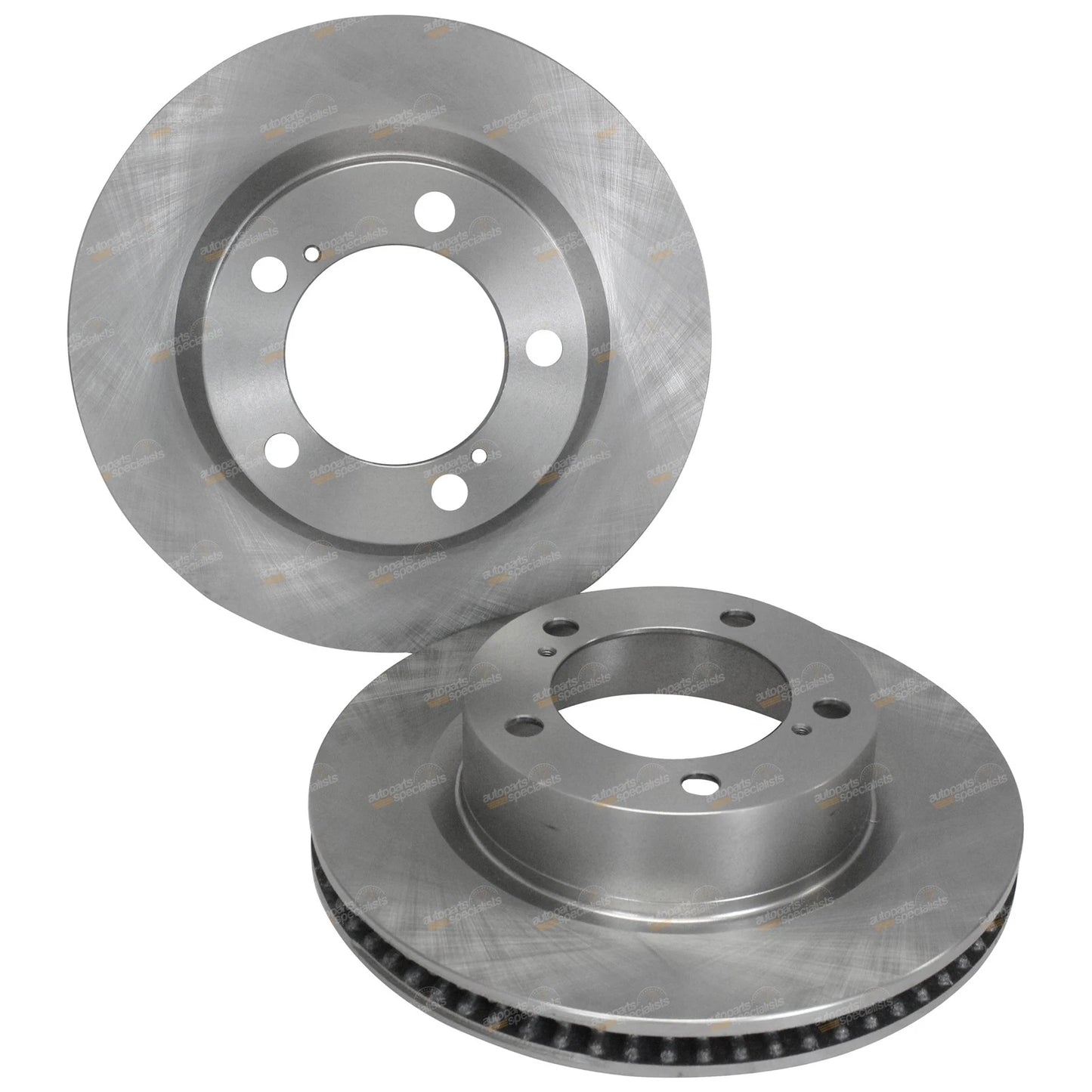 2 x Front Disc Brake Rotors for Toyota Landcruiser URJ202 UZJ200 (2007–2015)