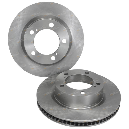 2 x Front Disc Brake Rotors for Toyota Landcruiser URJ202 UZJ200 (2007–2015)