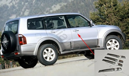 External Door Handle Cover Trim for Mitsubishi Montero 2001-2006 ABS Chrome
