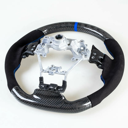 Carbon Suede B Steering Wheel for Subaru Impreza, Forester, Ascent, Crosstrek (2017-2023)