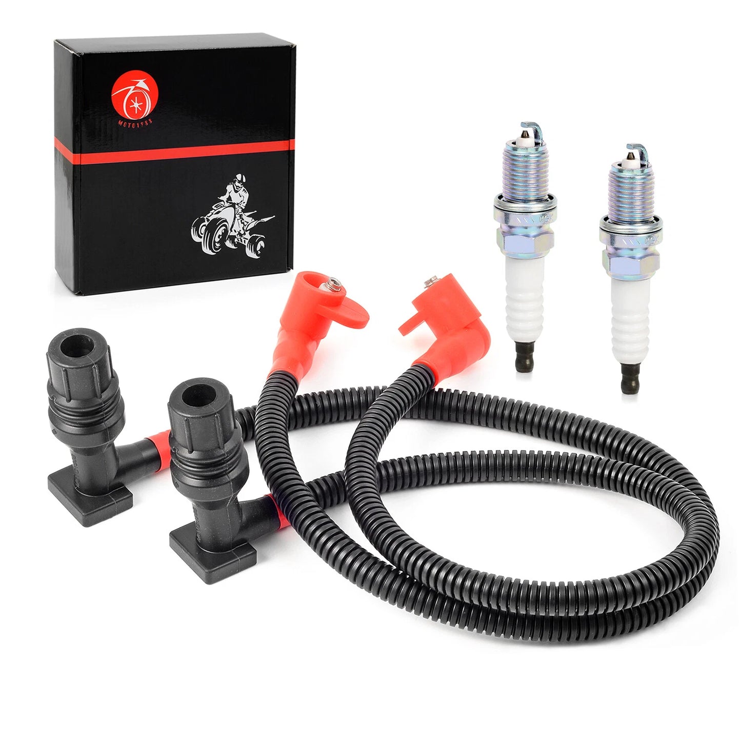 Ignition Coil Wire Cap and Spark Plug for Polaris RZR S 800 (2011–2014)