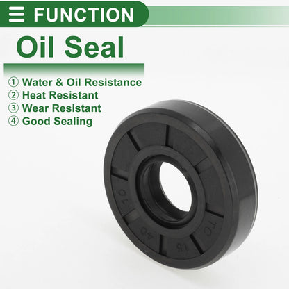Oil Seal / 5 x 15x40x10mm / Seal Ring Shaft Seal NBR Rubber for Make Model