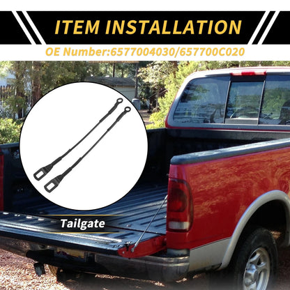 Tailgate Cables for Toyota Tacoma (2005-2023) - 1 Pair Support Cables