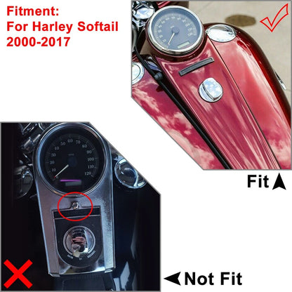 Motor Black Dash Speedo for Harley Heritage Softail Classic EFI (2001-2011)