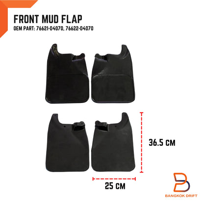 Front Mud Flap Splash Guard for Toyota Hilux Ute 1997-2005 4WD