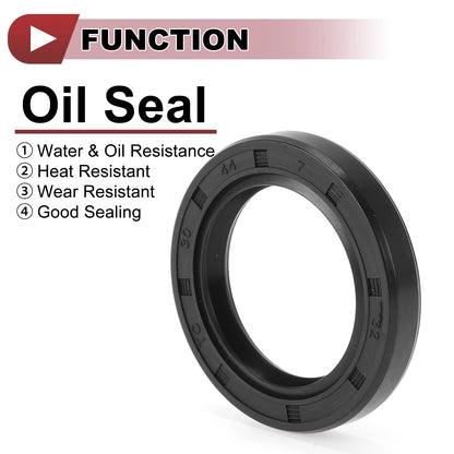 Rotary Shaft Seal 30x44x7mm 5 pcs Nitrile 70D Rubber Oil Seal for All