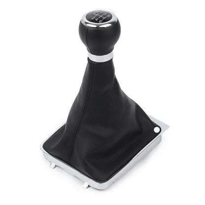 6-Speed Manual Gear Shift Knob & Gaiter Boot Cover for VW Passat (2005-2010)