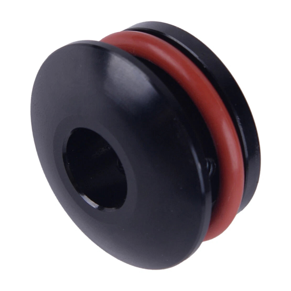 Black Aluminum 12mm Manual Gear Shift Knob Boot Retainer for Car (N/A)