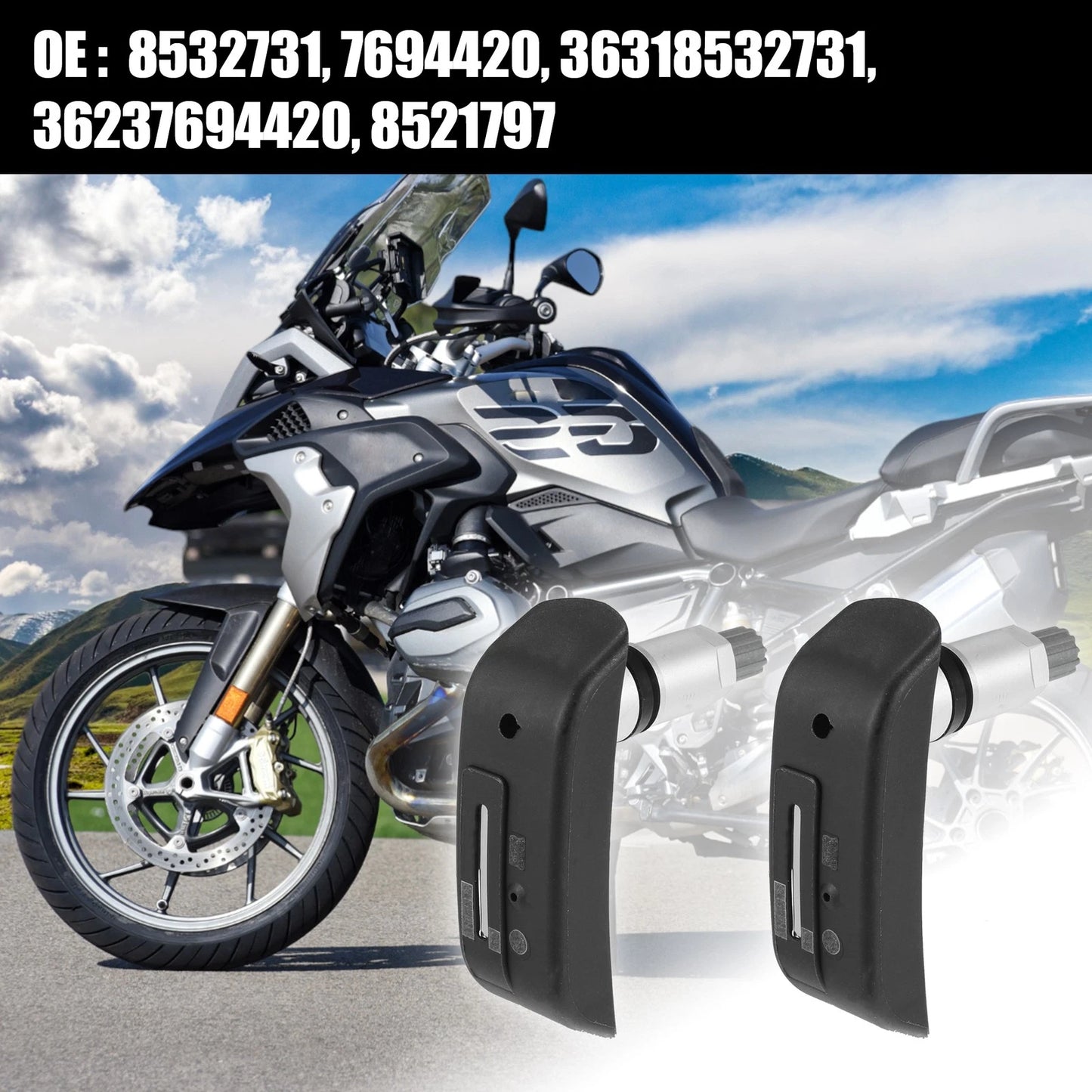 2 x Tire Pressure Monitor Sensors for BMW R1200GSA R1200S (2006-2018)