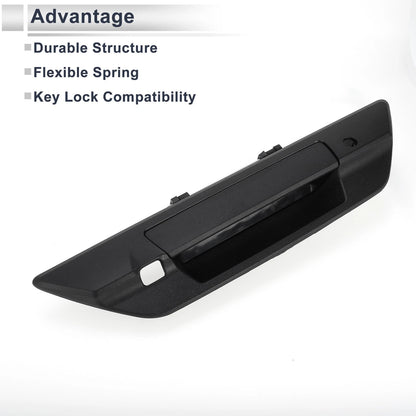 Exterior Door Tailgate Handles for Toyota Hilux Revo (2015-2021) Black