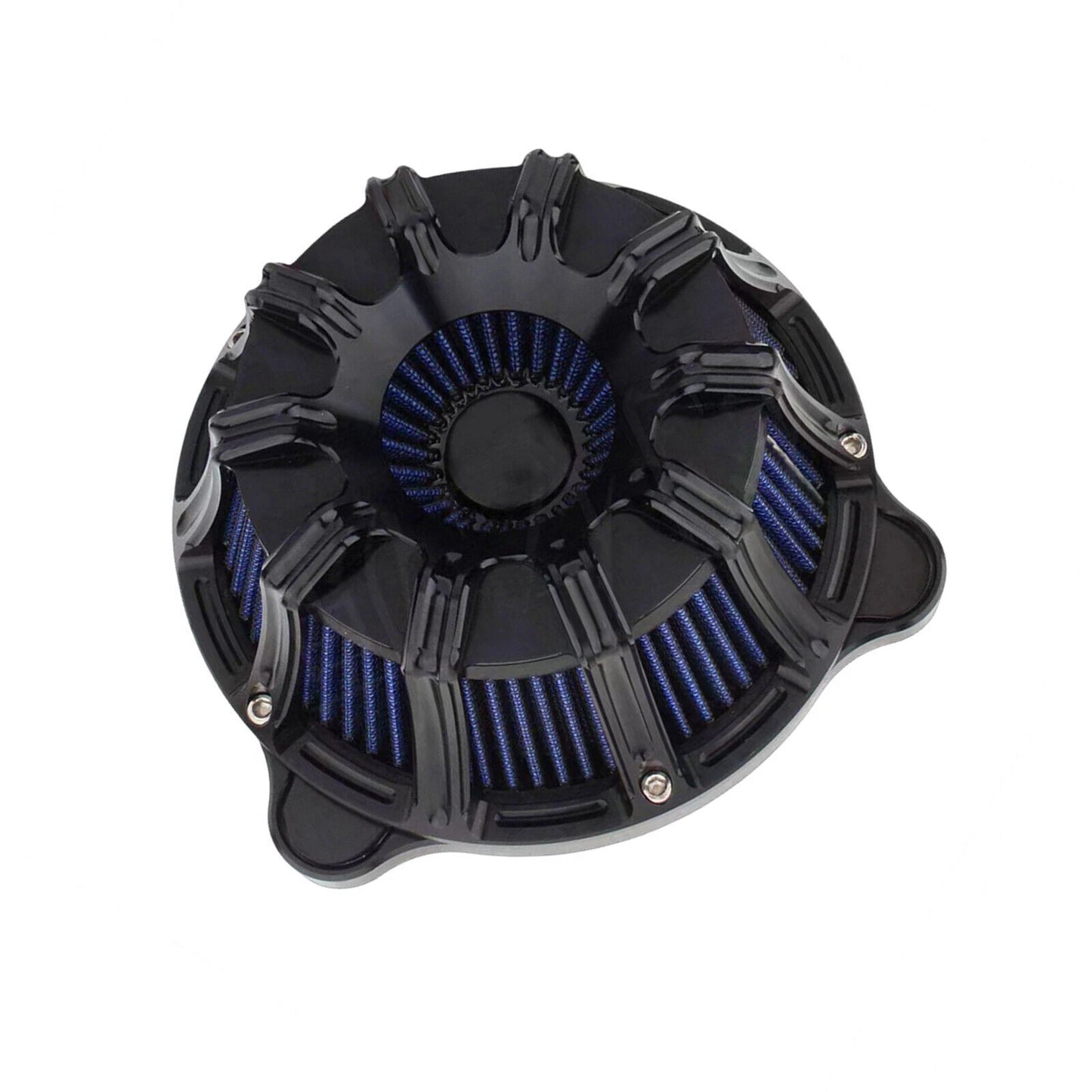 1x Air Cleaner Intake Filter Kit for Harley Dyna FXDLS (2017) Blue/Black