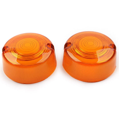 Amber Turn Signal Lens Cover for Harley Dyna FXD FXR Sportster XLH 883 1200 (1991-2023)