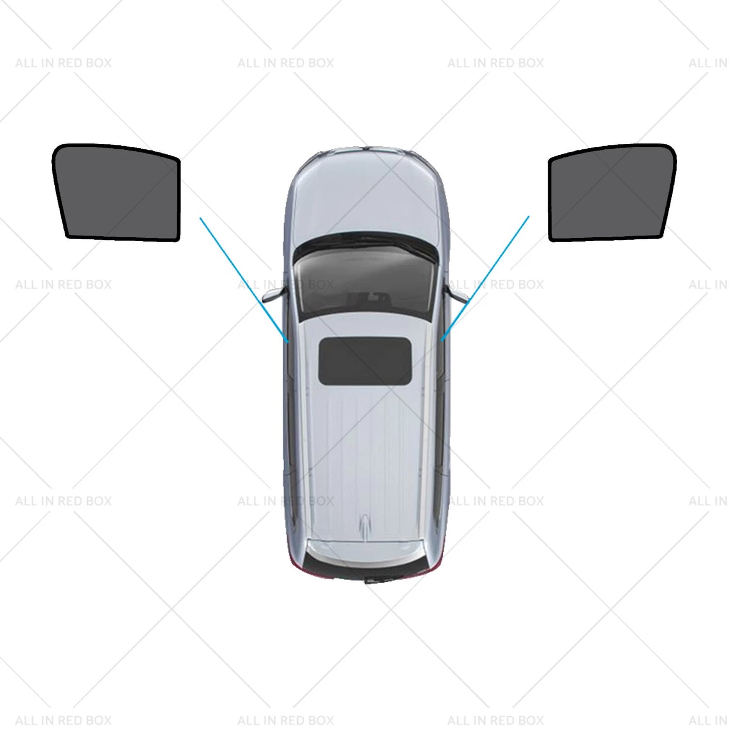 Magnetic Mesh Window Sun Shades for Mercedes-Benz GLA (2020-On)