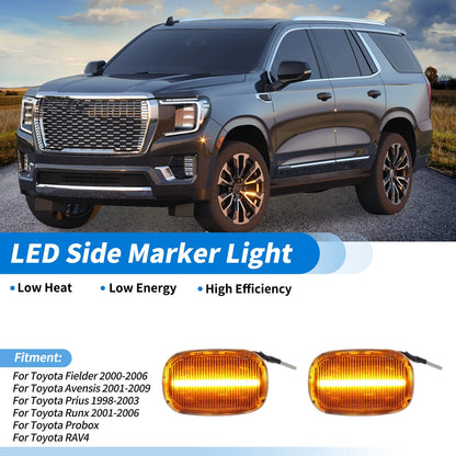LED Side Fender Marker Light 2 x for Toyota Fielder (2000–2006)