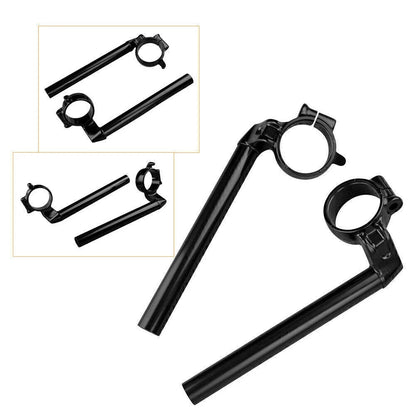 Black 2 x Motorcycle Clip On Handlebar for Honda CBR600RR (2007-2012)