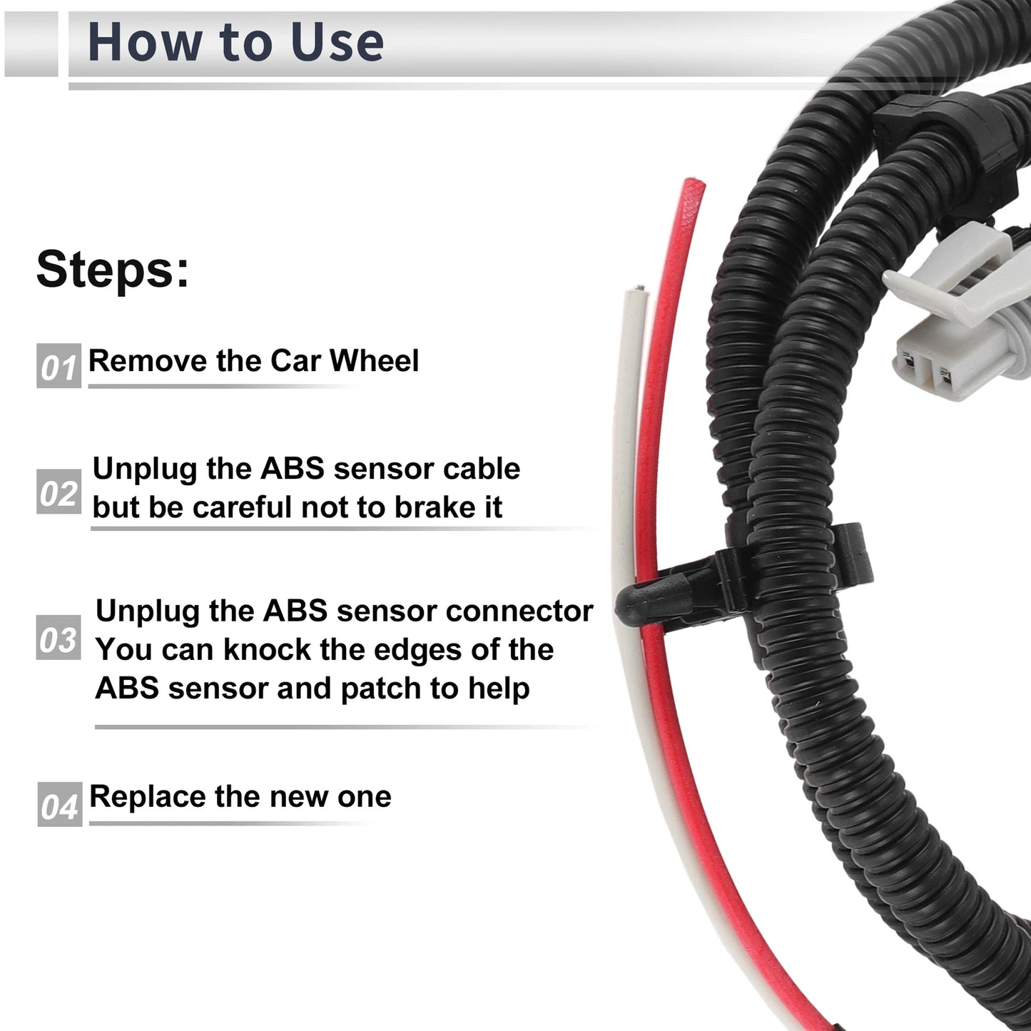 ABS Wheel Speed Sensor for Chevrolet Impala (2000-2012)