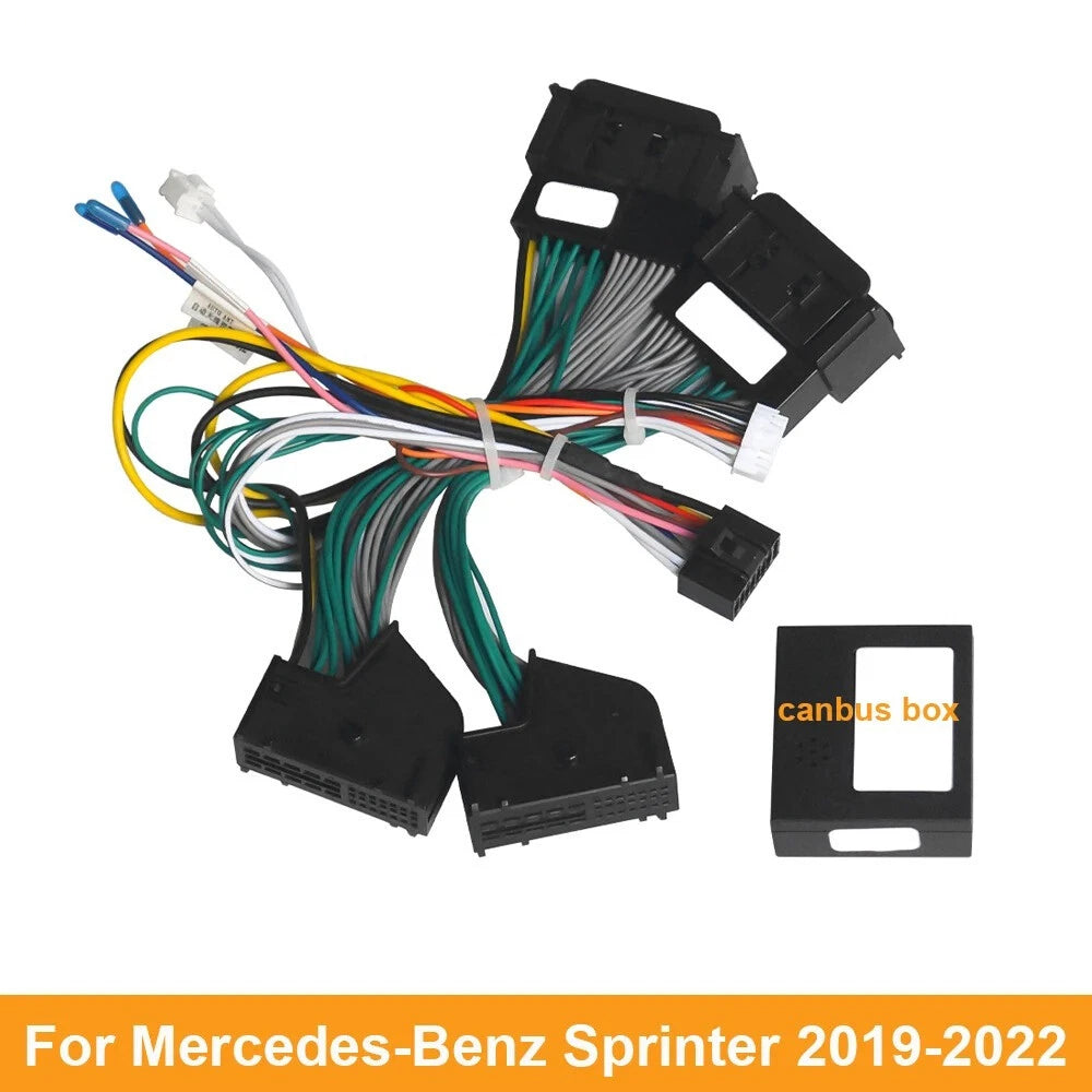 Wiring Harness Adapter with Canbus Box for Mercedes Sprinter (2019-2023)