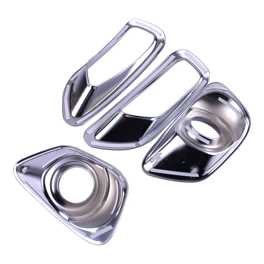 Front &  Rear Fog Light Covers for Jeep Compass (2011-2014)