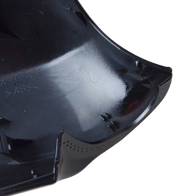 Gloss Black Textured Mirror Cover Caps for BMW LCI E90 328i 335i (2009-2011)