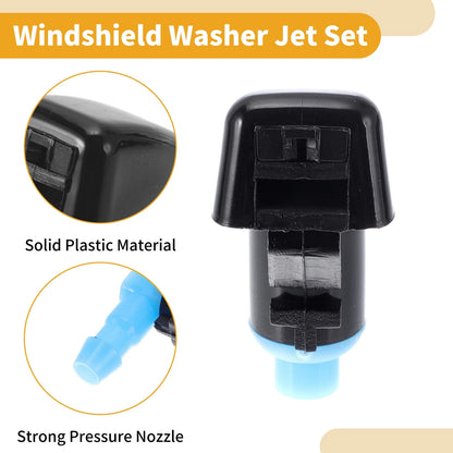 Windshield Washer Nozzle Kit with Fluid Hose for Chevrolet Malibu