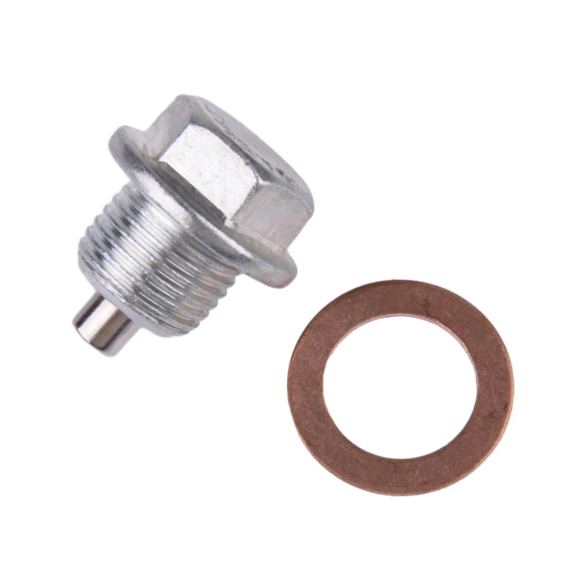 Stainless Steel Engine Oil Drain Plug Screw w/ Magnet for Universal Car
