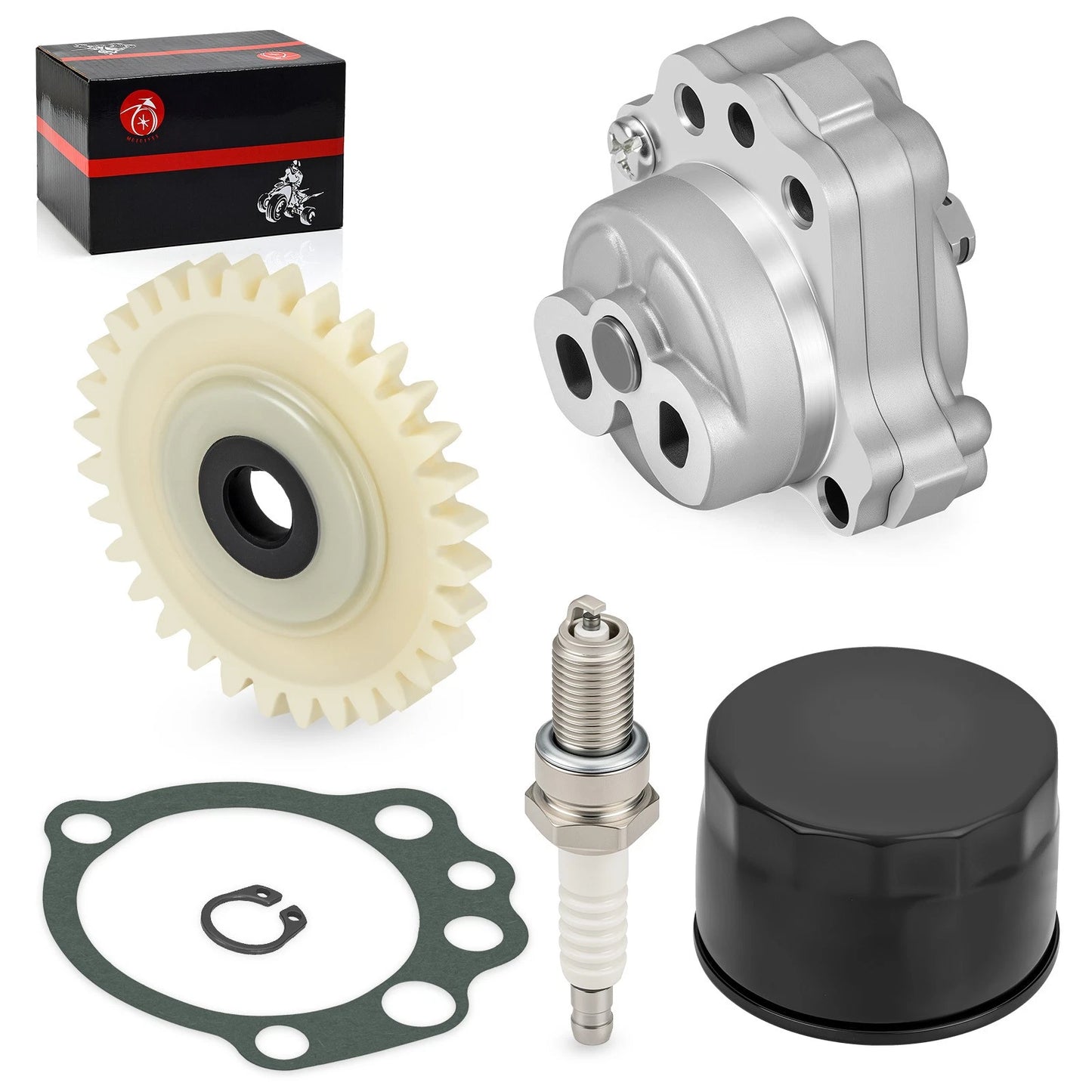 Oil Pump & Gasket & Oil Filter Gear for Yamaha Raptor 660R (2001–2005)