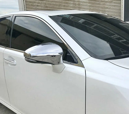 Chrome Side Door Mirror Covers for Lexus ES (2016-2018)