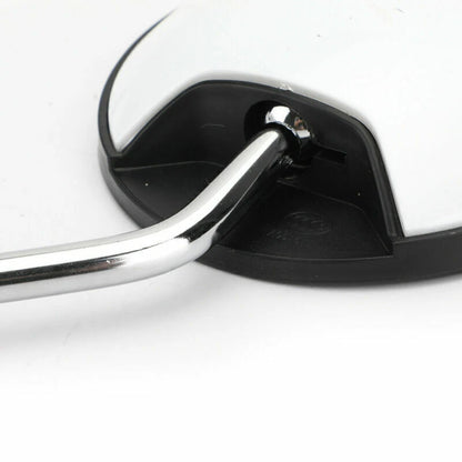 White Mirror Set for Universal Scooter M8 CW Thread (New) (F2)