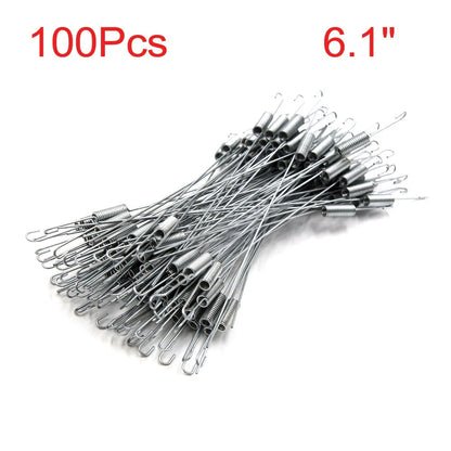 100Pcs 6.1" Length / Brake Throttle Return Spring for Motorcycle Car
