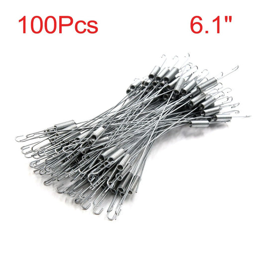100Pcs 6.1" Length / Brake Throttle Return Spring for Motorcycle Car