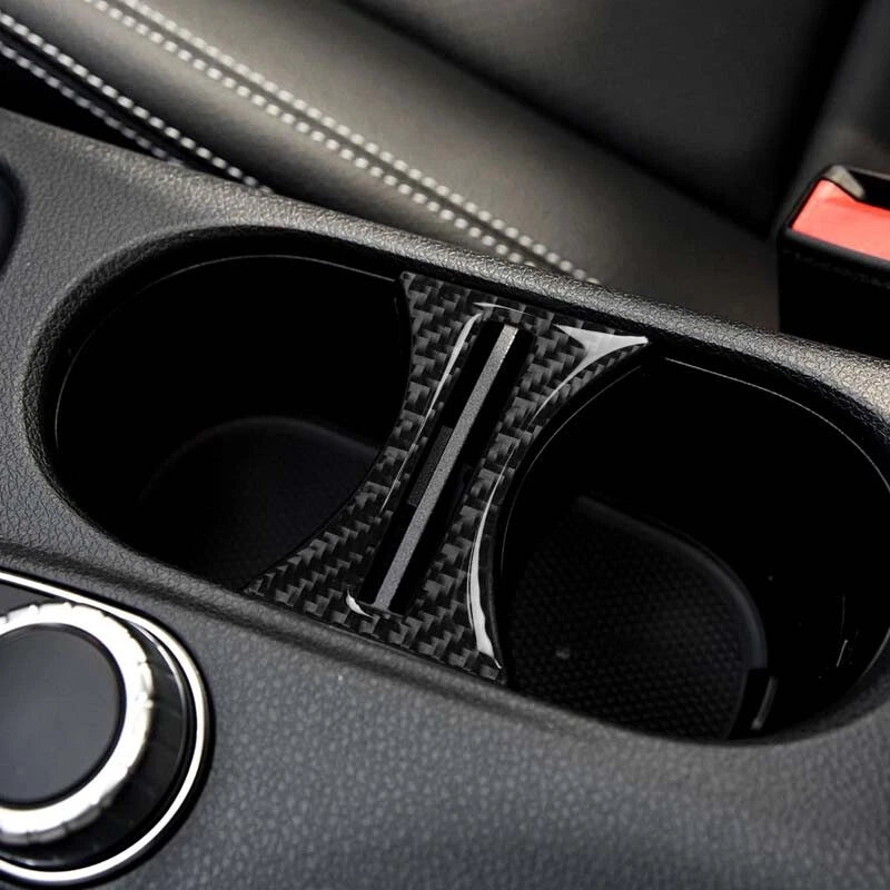 Water Cup Holder Cover Bridge Trim For Mercedes Benz CLA GLA Class W117 2014-18