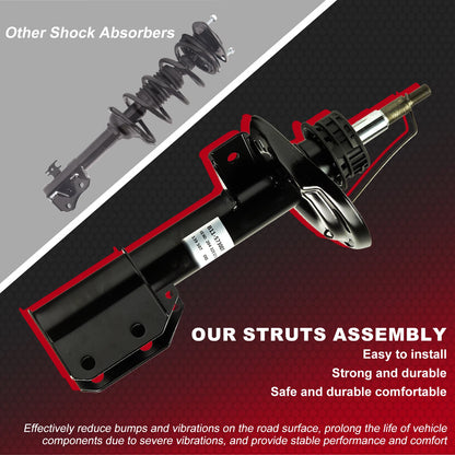 2 x Front Shock Absorbers for Mercedes GLK X204 (2008-2015)