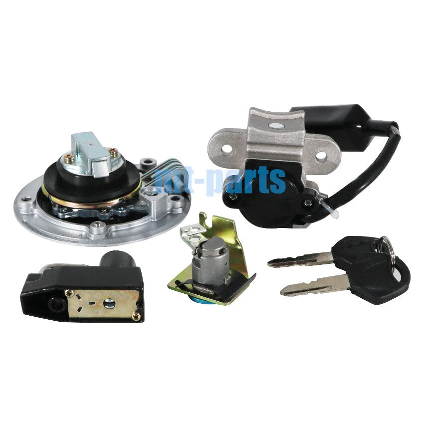 Fuel Tank Cap, Ignition Key Switch, Seat Lock for Kawasaki BR125 Z125 PRO (2020-23)