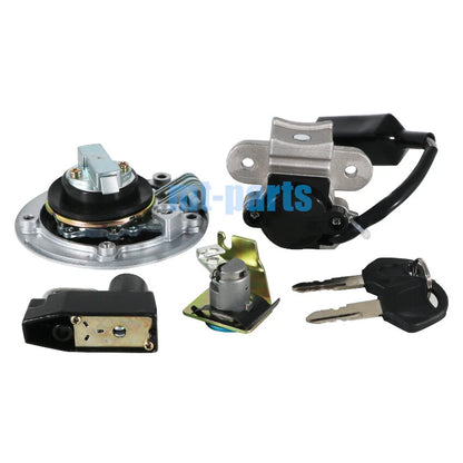 Fuel Tank Cap, Ignition Key Switch, Seat Lock for Kawasaki BR125 Z125 PRO (2020-23)