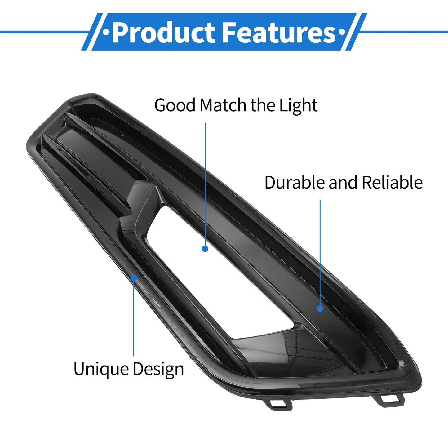 Front Right Fog Light Grill for Ford Focus ST (2015-2018) - 1 x Piece