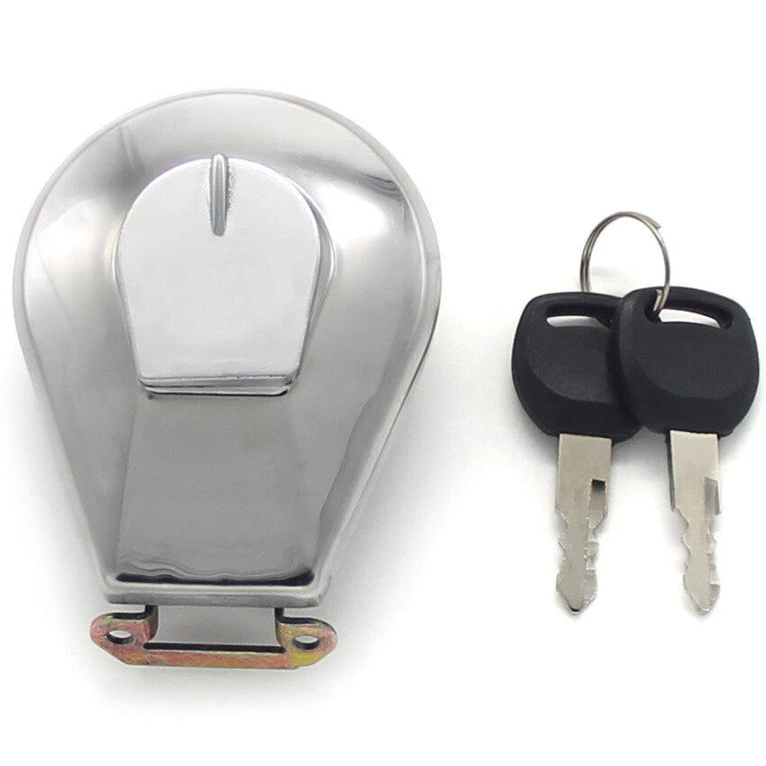 Fuel Gas Tank Cap Cover Keys for Honda CB250 CB650SC VT750C Shadow (1980-1988)