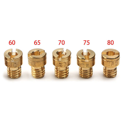4mm Carburetor Jets #60/65/70/75/80 for 50cc 60cc 80cc Motorized Bikes