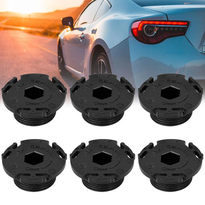 6 x ABS Car Engine Oil Drain Plug Replacement for BMW 320i (2013-2015)