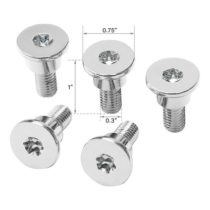 5 x Front Disk Brake Rotor Bolts for Harley Electra Road King Glide (2014-2023)