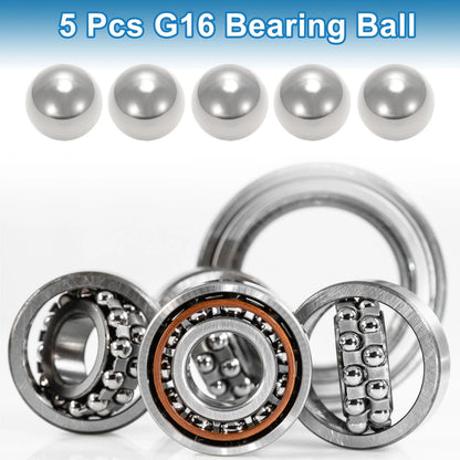 Bearing / 29.0mm / Ball Bearing Steel Silver Tone 5 Pcs for G16
