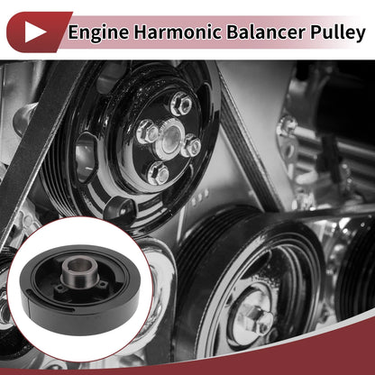 Harmonic Balancer Crankshaft Pulley for Chevrolet C2500 (1991-1993)