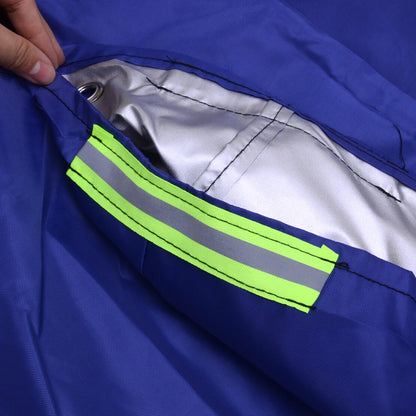 420D Blue Trailer Flat Tarpaulin Cover with Rubber Rope Straps